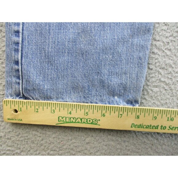 VTG Y2K Levi's Jeans Men's 38x32 Blue 505 Regular Straight Leg Denim Pants - Picture 6 of 9